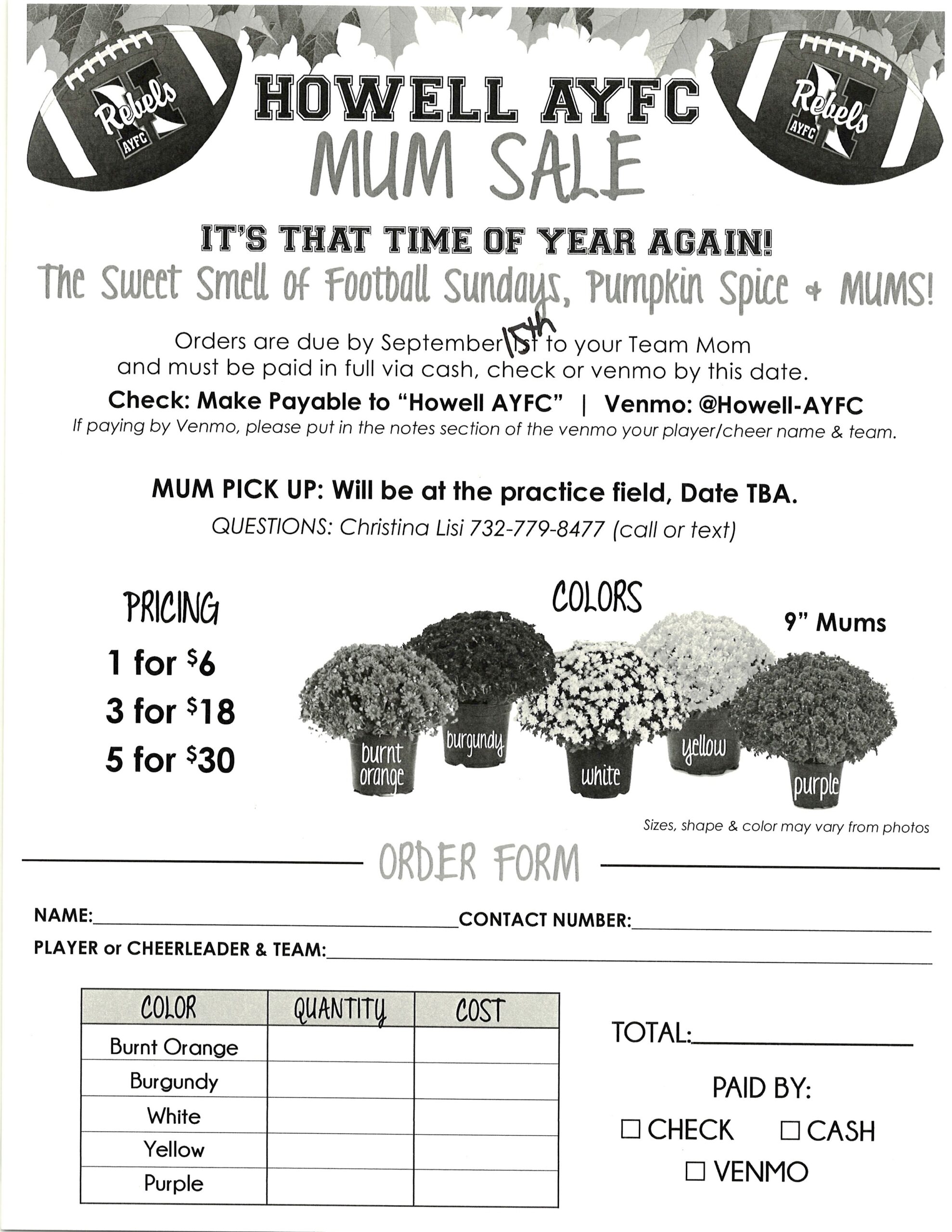 Howell Rebels Mums